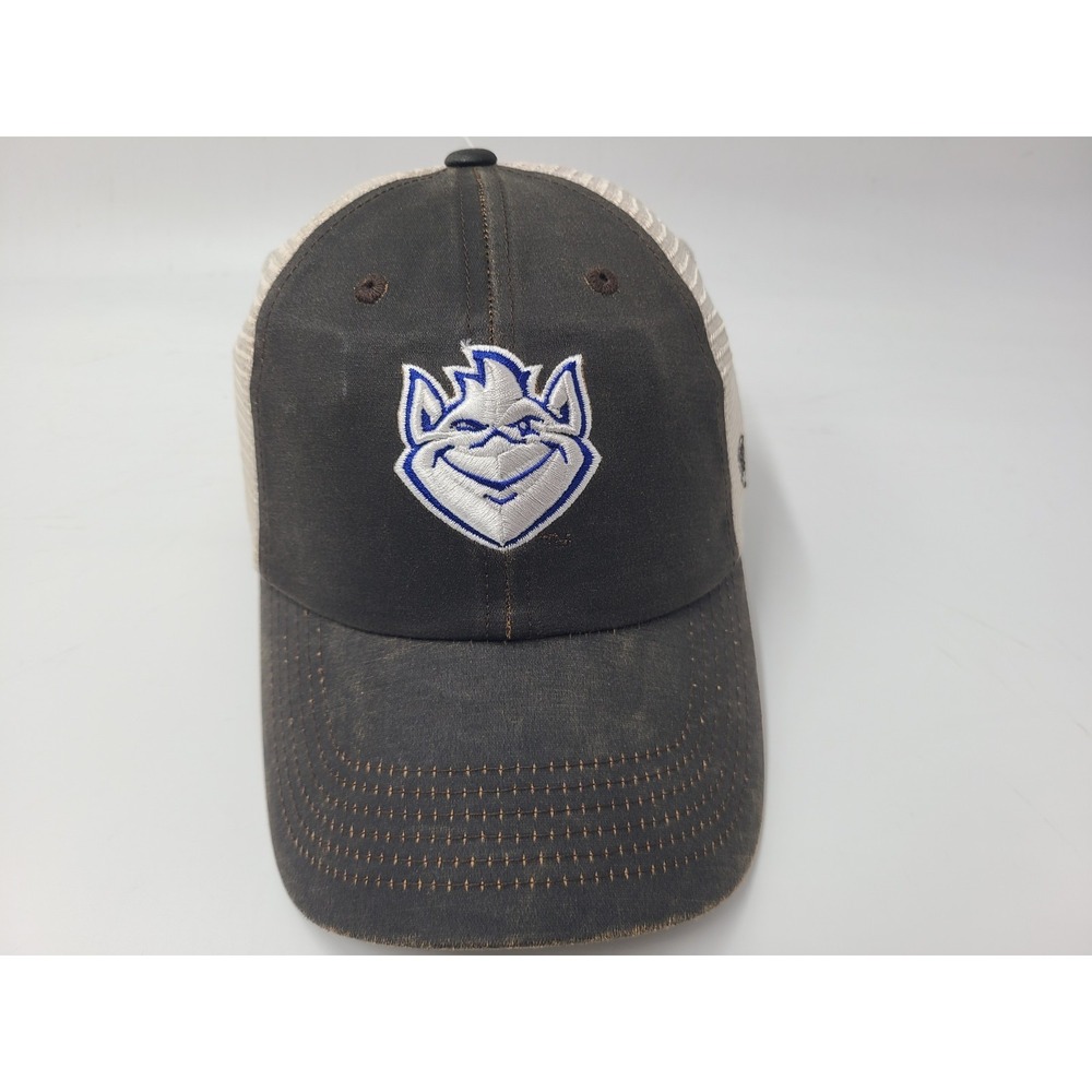 Saint Louis University Billikens Waxed Cotton Mesh Trucker Snapback Hat Cap NCAA